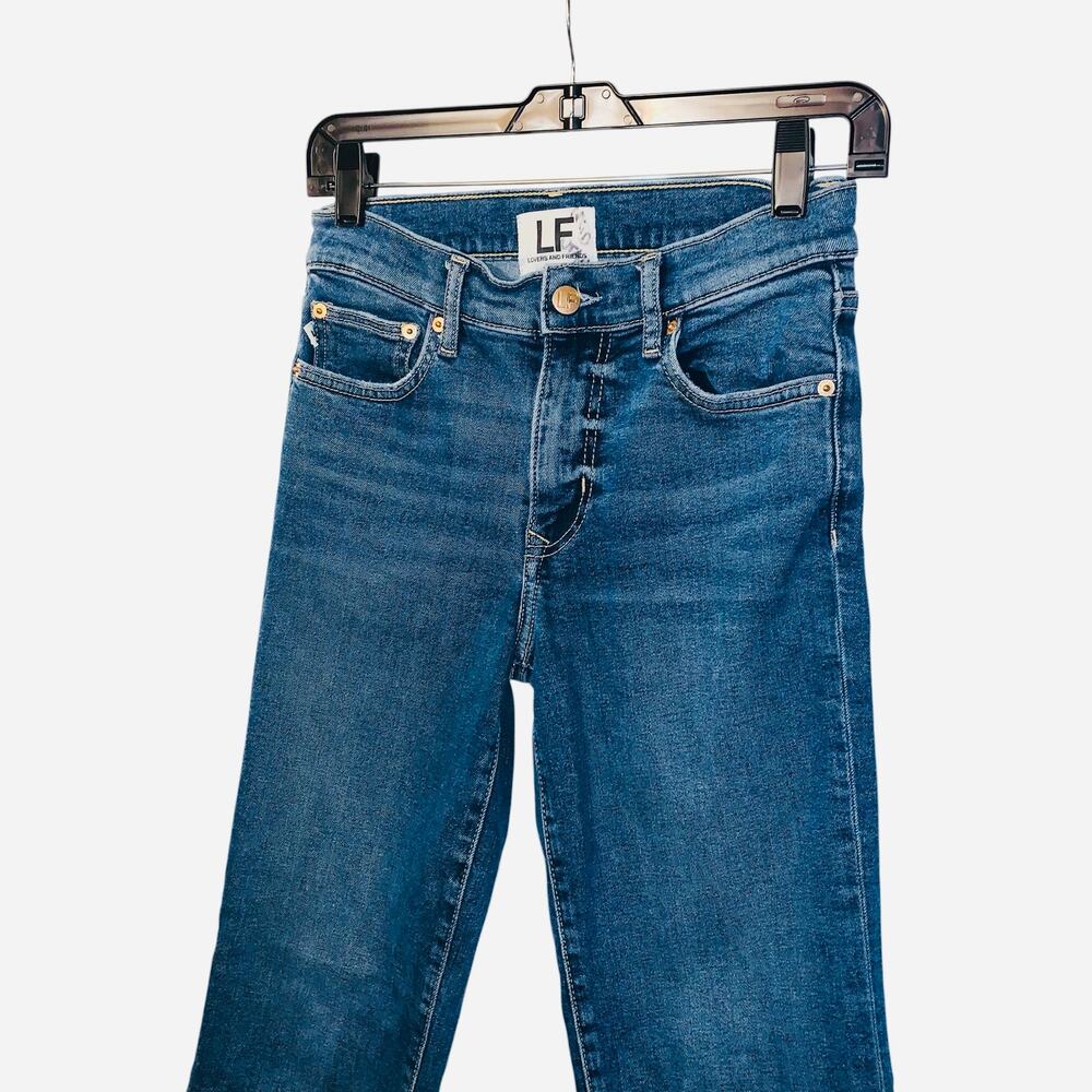 Lover + Friends Revolve River Low Rise Stretch Ultra Flare Jeans Verona 25 - Picture 5 of 12